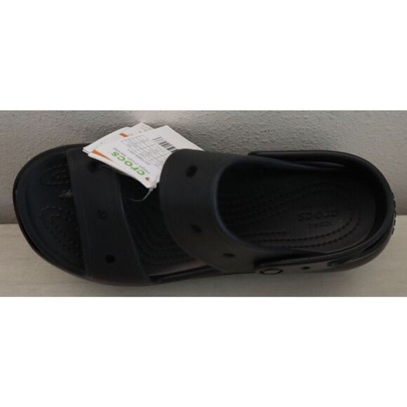 Crocs 207989-001 Unisex Women's Sz 11 Men's 9 Black Mega Crush Platform Sandals - Picture 8 of 11